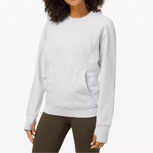 Lululemon Scuba Hoodie in Light Grey